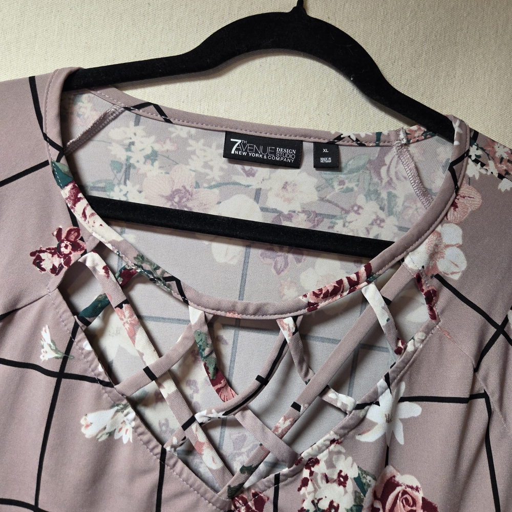 Floral Crisscross Blouse
